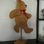 Houten Beeldje van een Beer, Ophalen of Verzenden, Zo goed als nieuw, Hout, Dierenbeeld