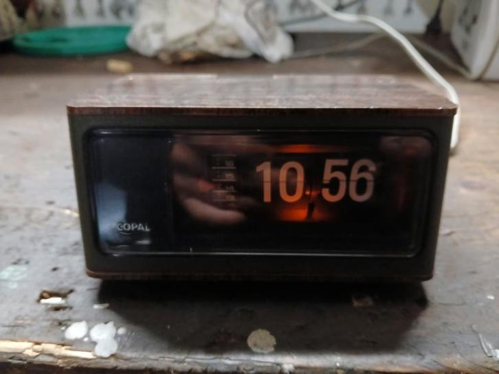 Copal RP-162 Flip Clock - Vintage Wekker, Witgoed en Apparatuur, Wekkers, Gebruikt, Analoog, Ophalen of Verzenden