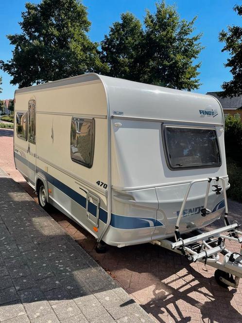 Fendt Saphir 470 compleet, Caravans en Kamperen, Caravans, Particulier, tot en met 4, 1000 - 1250 kg, Rondzit, Fendt, 4 tot 5 meter