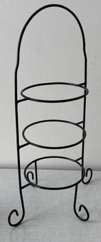 Etagere voor borden taart etc. zwart metaal, Huis en Inrichting, Ophalen, Zo goed als nieuw