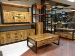 Mangohouten boekenkast met twee lades, 110x180cm, Huis en Inrichting, Kasten | Boekenkasten, Nieuw, 25 tot 50 cm, 100 tot 150 cm