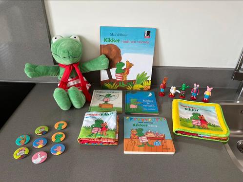 Kikker en zijn vriendjes poppetjes, knuffel en boekjes, Boeken, Kinderboeken | Baby's en Peuters, Zo goed als nieuw, Ophalen of Verzenden