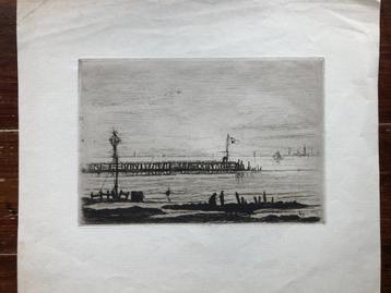 Ludovic Napoléon Lepic Een pier of aanlegsteiger 1869 beschikbaar voor biedingen