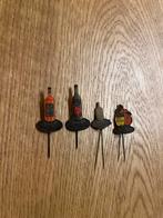 Reclamepins Siebrand (4 stuks), Ophalen of Verzenden, Gebruikt, Merk, Speldje of Pin