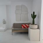Bovenkamp bank, designer Aksel Bender Madsen, Ophalen, 75 tot 100 cm, Stof