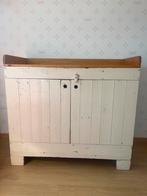 Mooi Piet Hein Eek commode/dressoir/kast sloophout ecru, Ophalen, 50 tot 70 cm, Opstaande rand, 90 tot 105 cm
