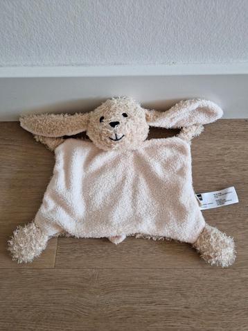 Knuffeldoekje Hema konijn lichtbruin creme doekje K9346 beschikbaar voor biedingen