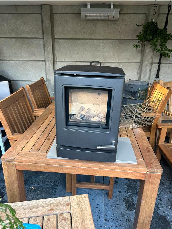 Yeoman CL gashaard met afstandsbediening., Huis en Inrichting, Kachels, Gebruikt, Vrijstaand, Gaskachel, Gas, Ophalen