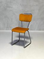 Gispen 114 PTT eetkamerstoel vintage eettafelstoel geel, Huis en Inrichting, Stoelen, Gebruikt, Overige kleuren, Vintage, Ophalen of Verzenden