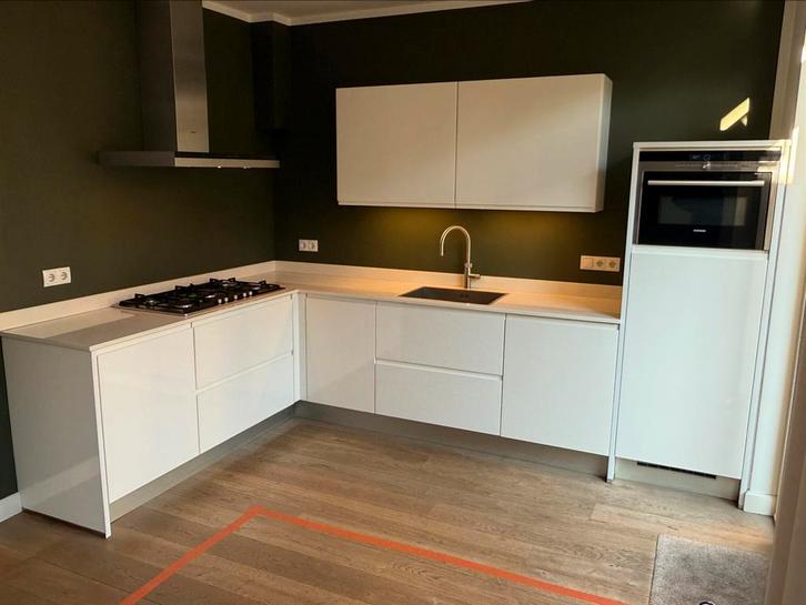 Complete Nette Moderne Hoekkeuken + Apparatuur GEDEMONTEERD, Huis en Inrichting, Keuken | Complete keukens, Zo goed als nieuw