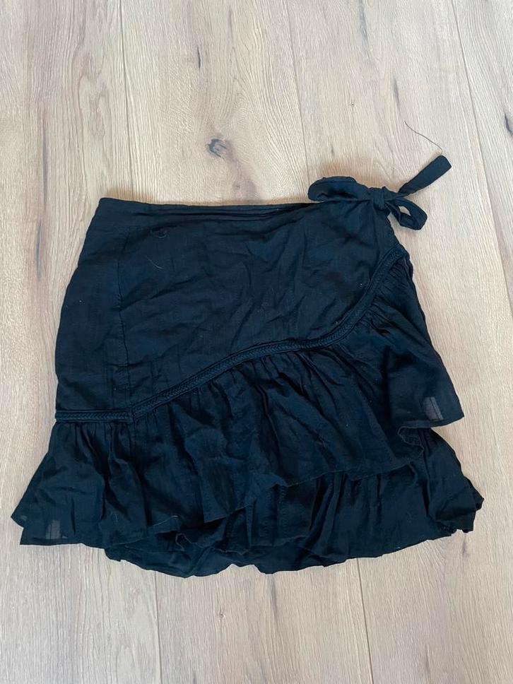 Harper & Yve wikkelrok maat M/38, Kleding | Dames, Rokken, Gedragen, Maat 38/40 (M), Zwart, Boven de knie, Verzenden