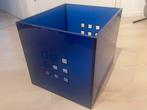 2 blauwe IKEA Kallax Lekman opbergbakken, Huis en Inrichting, Kunststof, 100 tot 150 cm, Ophalen of Verzenden, Zo goed als nieuw