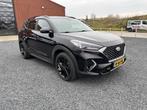 Hyundai Tucson 1.6 CRDI N-LINE PANORAMA AUTOMAAT (bj 2021), Auto's, Gebruikt, 4 cilinders, Met garantie (alle), Zwart