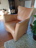 Jess Design Stoel Eijerkamp Schapenleer Cognac fauteuil, Ophalen, Gebruikt, Minder dan 75 cm, Design