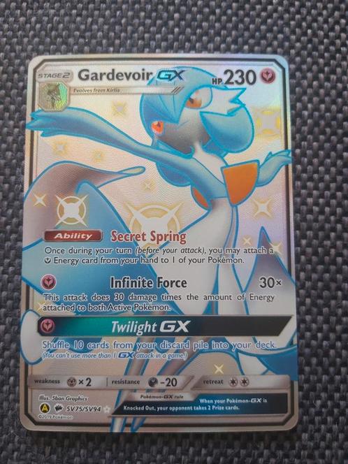 Gardevoir GX shiny #SV75 Hidden Fates, Hobby en Vrije tijd, Verzamelkaartspellen | Pokémon, Zo goed als nieuw, Losse kaart, Ophalen of Verzenden