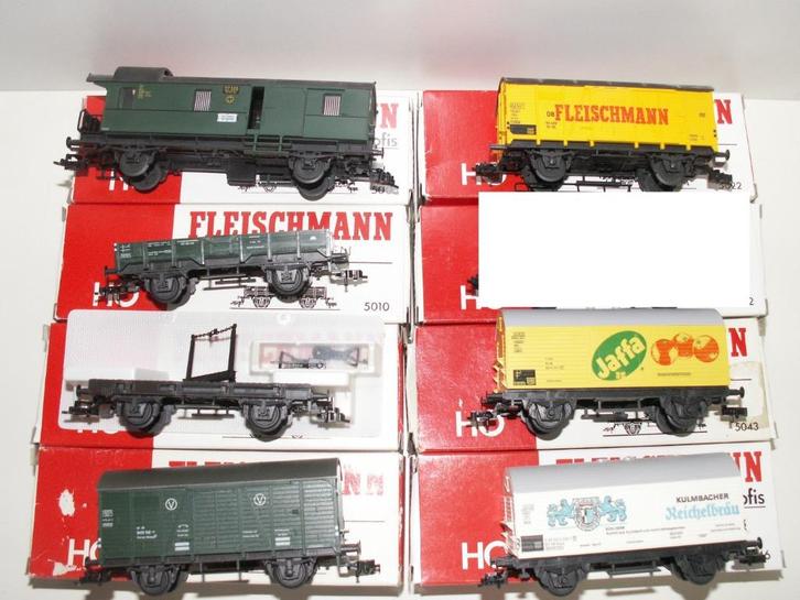 Fleischmann 19 stuks wagons met en zonder ovp, Hobby en Vrije tijd, Modeltreinen | H0, Gebruikt, Wagon, Gelijkstroom, Fleischmann