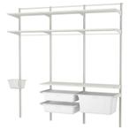 Witte open kast, ikea Algot modulair wit, Ophalen, Zo goed als nieuw