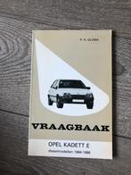 Vraagbaak Opel Kadett E Dieselmodellen 1984-1986, Ophalen of Verzenden