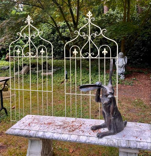 * Trellis Tuinhek Groeisteun Plantensteun Hekwerk roest Hek, Tuin en Terras, Tuinhekken en Hekwerk, Nieuw, Sierhekwerk, IJzer