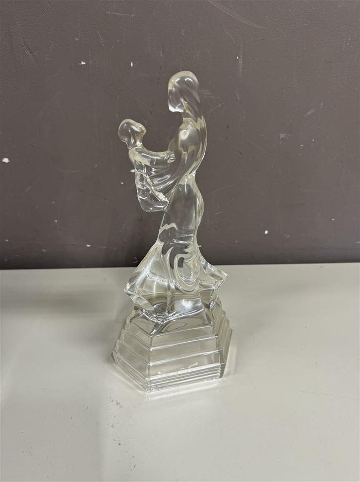 RCR crystal mother and baby - RCR moeder en kind beeld, Antiek en Kunst, Antiek | Glas en Kristal, Ophalen of Verzenden