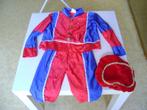 3del pak rood/blauw met pet broek en shirt maat 98/104, Diversen, Sinterklaas, Ophalen of Verzenden, Zo goed als nieuw