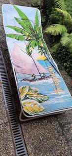 ACAMP LIGBED TROPICAL VINTAGE, Ophalen of Verzenden, Gebruikt, Metaal, Verstelbaar