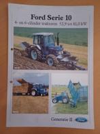 Folder Ford serie 10 4 en 6 cilinder traktoren 52,9 tot 81,0, Boeken, Ophalen of Verzenden, Gelezen, Tractor en Landbouw