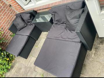 Antraciet Tuinset met Kussens beschikbaar voor biedingen