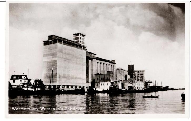 Ansichtkaart Wormerveer gelopen 1952 (1064), Verzamelen, Ansichtkaarten | Nederland, Gelopen, Noord-Holland, 1940 tot 1960, Ophalen of Verzenden