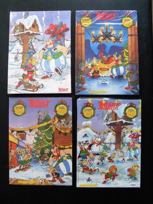 4 Asterix en Obelix Adventkalenders, Verzamelen, Stripfiguren, Zo goed als nieuw, Beeldje of Figuurtje, Asterix en Obelix, Ophalen of Verzenden
