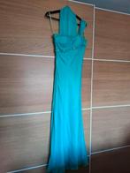 Expose one-shoulder galajurk maat S, turkoise, Kleding | Dames, Gelegenheidskleding, Galajurk, Blauw, Ophalen of Verzenden, Maat 36 (S)