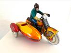 Jaren 50-60 Igra blikken motor met zijspan, Antiek en Kunst, Antiek | Speelgoed, Ophalen of Verzenden
