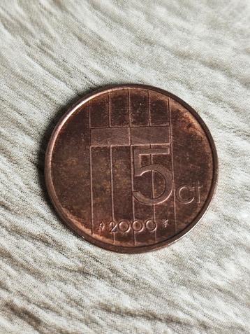 Nederland 5 Cent 2000 – Beatrix – Laatste Guldenjaren
 beschikbaar voor biedingen