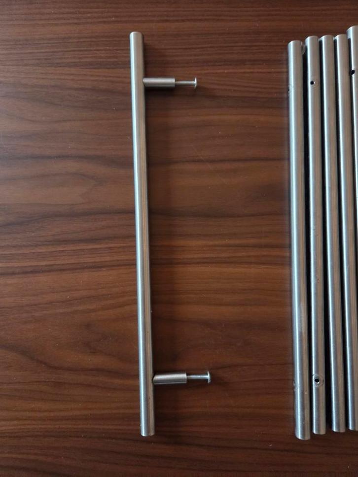 15x Ikea Kallror RVS Handgreep 345mm, Doe-het-zelf en Verbouw, IJzerwaren en Bevestigingsmiddelen, Rvs, Ophalen of Verzenden