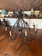 Mooie handsmeedwerk kroonluchter 8 lamps, Huis en Inrichting, Lampen | Kroonluchters, Ophalen of Verzenden, Zo goed als nieuw