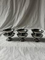 Vintage Franse RVS ijscoupes | inox bistro dessert coupes, Huis en Inrichting, Ophalen, Overige materialen, Overige stijlen, Overige typen