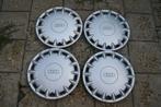 Set van 4 originele wieldoppen Audi A4 15 inch, Gebruikt, Ophalen of Verzenden