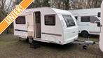 Adria Aviva 442 PY 3270 euro korting, Caravans en Kamperen, Caravans, Overige typen, Schokbreker, Adria, 4 tot 5 meter