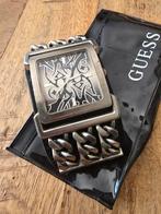 origineel special limited edition heren horloge Guess, Sieraden, Tassen en Uiterlijk, Horloges | Heren, Overige merken, Leer, Staal