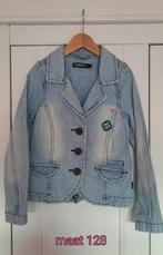 Spijkerjasje colbert blauw flamingo Noppies maat 128, Ophalen, Gebruikt, Meisje, Noppies