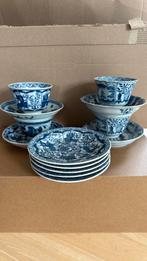 Blauw-wit porselein kop/schotels – Chinees/Maastricht – 11, Ophalen of Verzenden