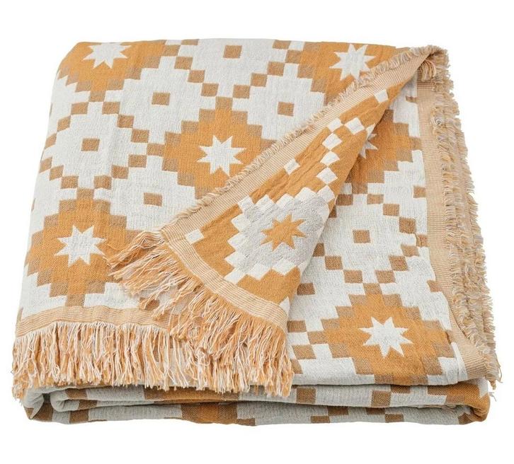 SVARTFRYLE Ikea plaid/ deken/ sprei, Huis en Inrichting, Woonaccessoires | Plaids en Woondekens, Zo goed als nieuw, Ophalen of Verzenden