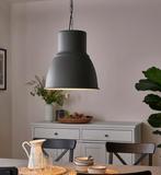 Ikea hanglamp, antracietkleurig NIEUW in doos, Huis en Inrichting, Lampen | Hanglampen, Ophalen, Zo goed als nieuw, Metaal, Minder dan 50 cm