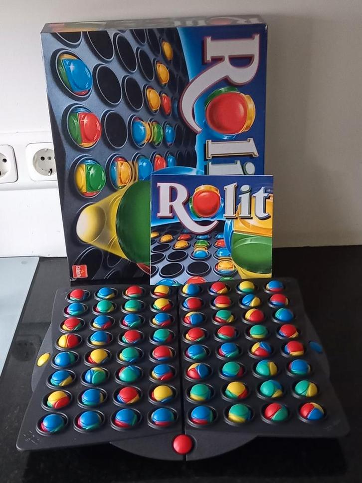 Vintage Bordspellen Collectie: Rolit, Scrabble, Pim Pam Pet, Hobby en Vrije tijd, Gezelschapsspellen | Bordspellen, Gebruikt, Een of twee spelers