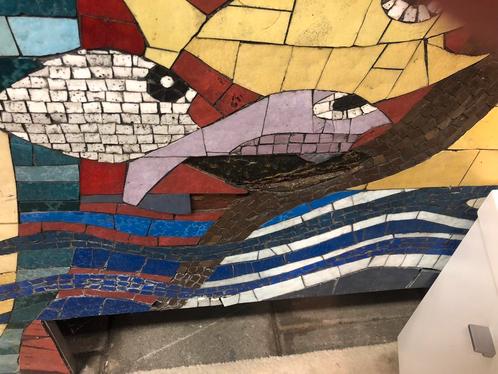 Glas (vis motief) applique atelier Flos, Antiek en Kunst, Kunst | Designobjecten, Ophalen