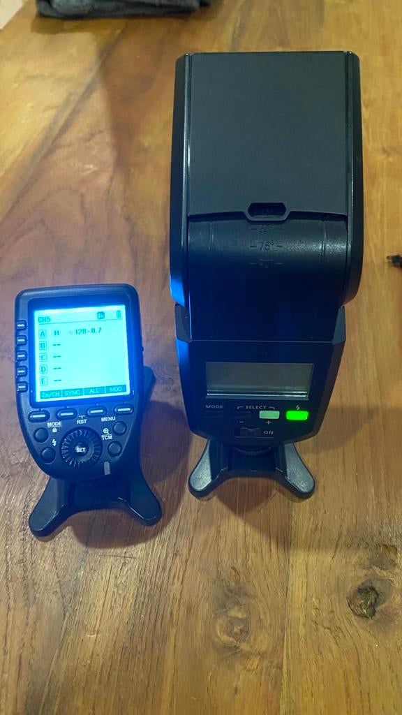 Godox XPro N + Metz 48 AF-1, Audio, Tv en Foto, Fotografie | Flitsers, Gebruikt, Nikon, Kantelbaar, Ophalen of Verzenden