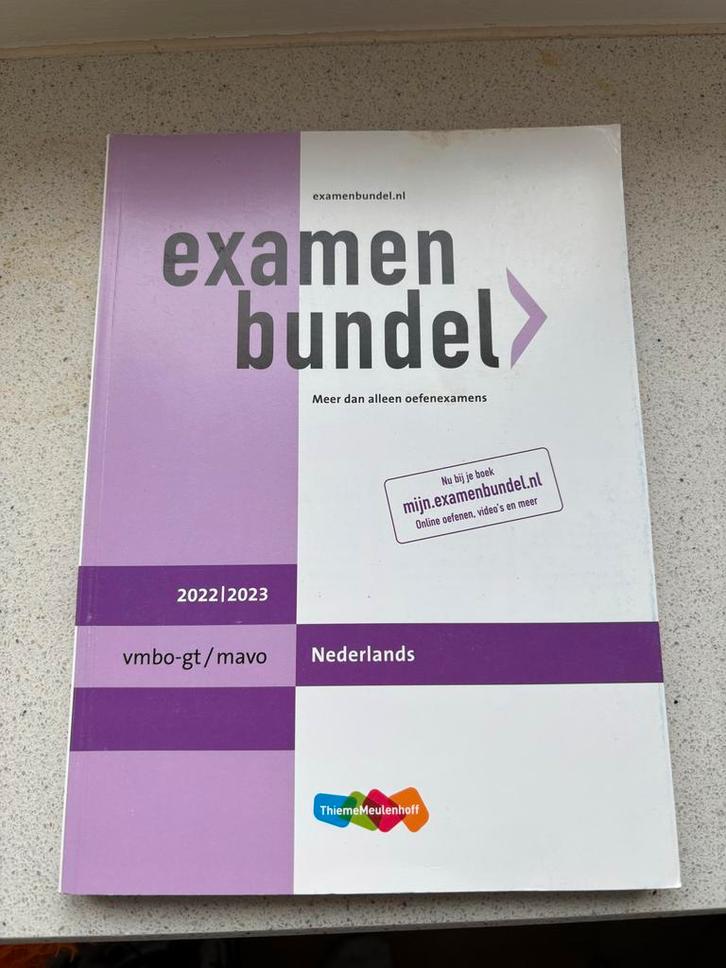 Examenbundel Nederlands VMBO-GT/MAVO 2022/2023, Boeken, Schoolboeken, Zo goed als nieuw, Nederlands, VMBO, Ophalen of Verzenden
