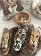 3x jungle houten wand decoratie, Ophalen of Verzenden, Nieuw