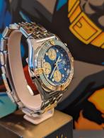 Breitling Chrono Cockpit Blauwe wijzerplaat, Sieraden, Tassen en Uiterlijk, Horloges | Heren, Ophalen of Verzenden, Zo goed als nieuw