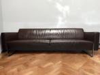 Artifort Mare 3-zits bank met bruin leder, Ophalen, Luxe design, Driepersoons, 75 tot 100 cm